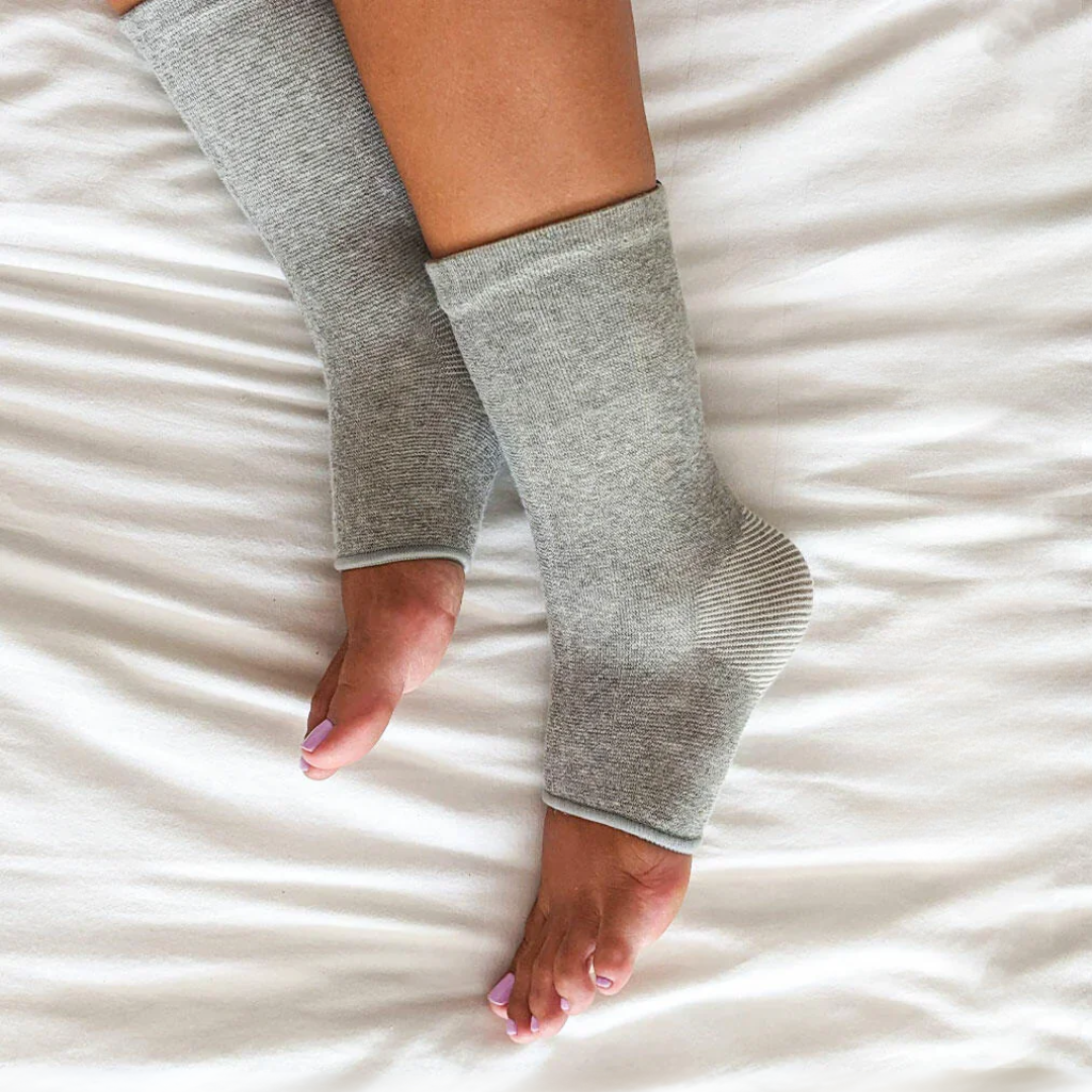 Premium Kompressions-strumpor i Bambu